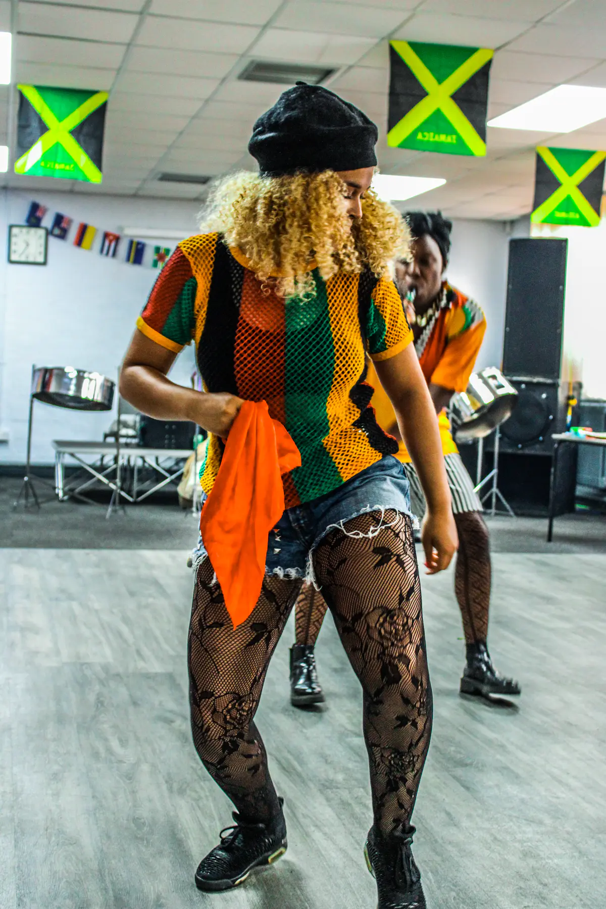 Dudley young people of black ethnicity worked together to put on a Fashion Talent and History show to celebrate Black heritage and fashion for Jamaican Independence day 2021. This show took place at the African Caribbean Centre in Dudley.    - IMG_0594_edited.jpg